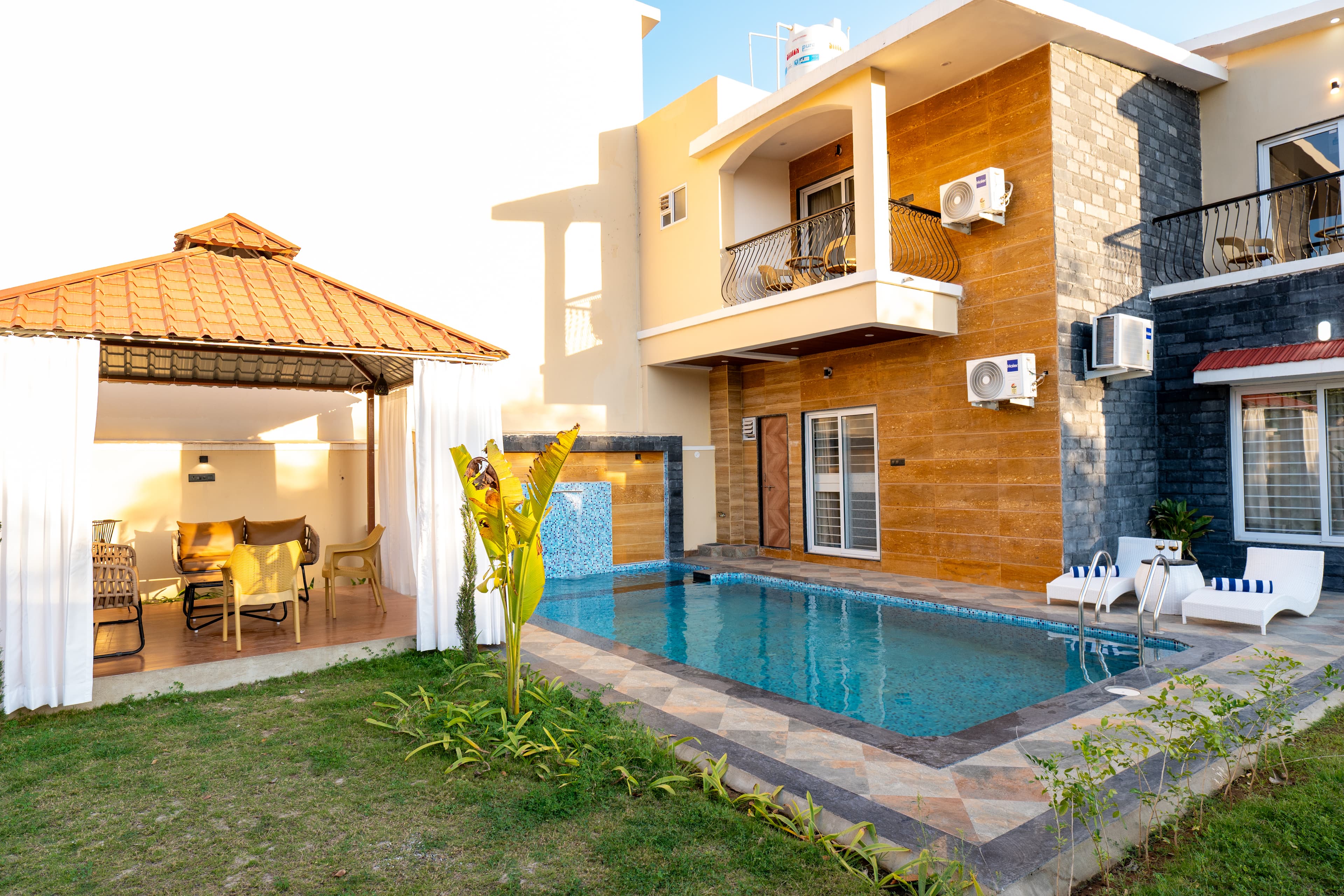 LTR328 | Country-Style 3-BHK Villa with Private pool, Gazebo and Landscaped Garden