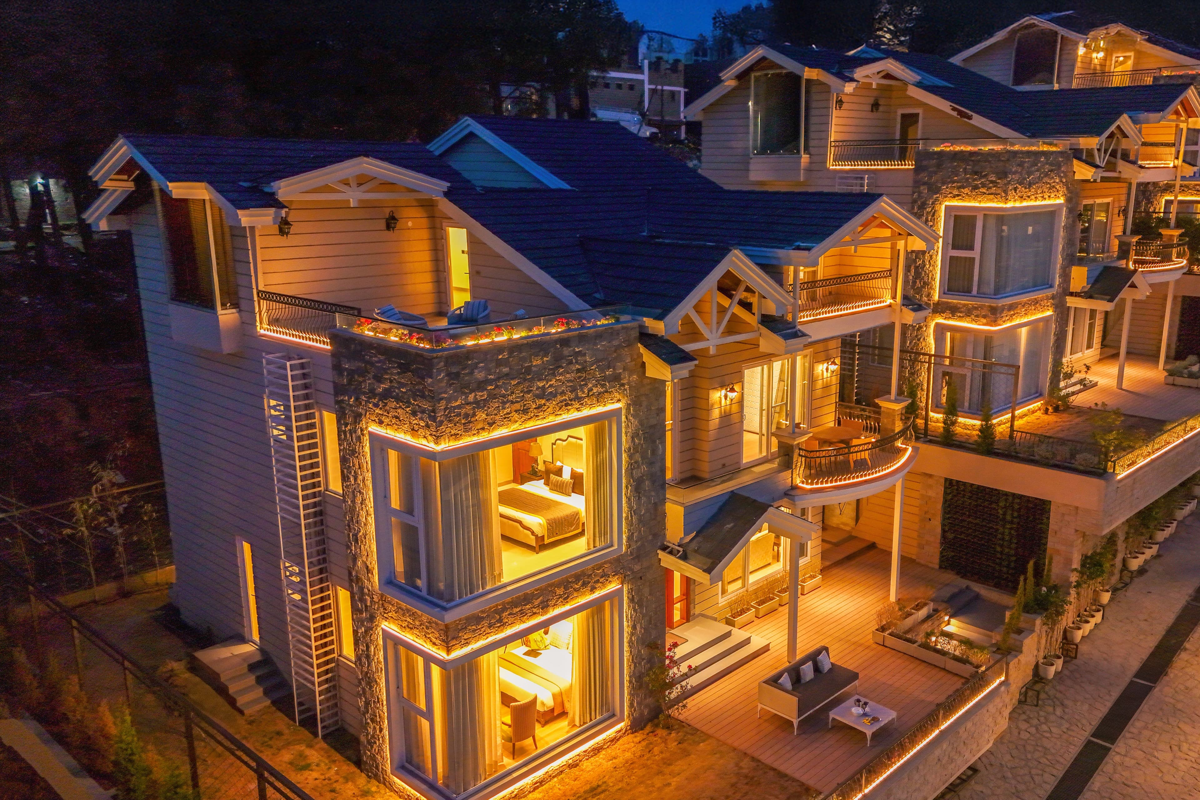 LTN411(V3) | Hillside 4-BHK Villa With Private Heated Pool, Steam Room, Jacuzzi, Club House & 360° Hill Views