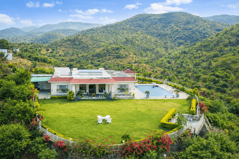 LTR314 | Charming Hilltop 3-BHK Villa With Private Pool, Garden & Terrace