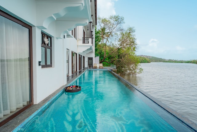Outdoor pool- The Infinity Cascade