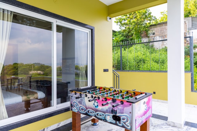 Outdoor patio area