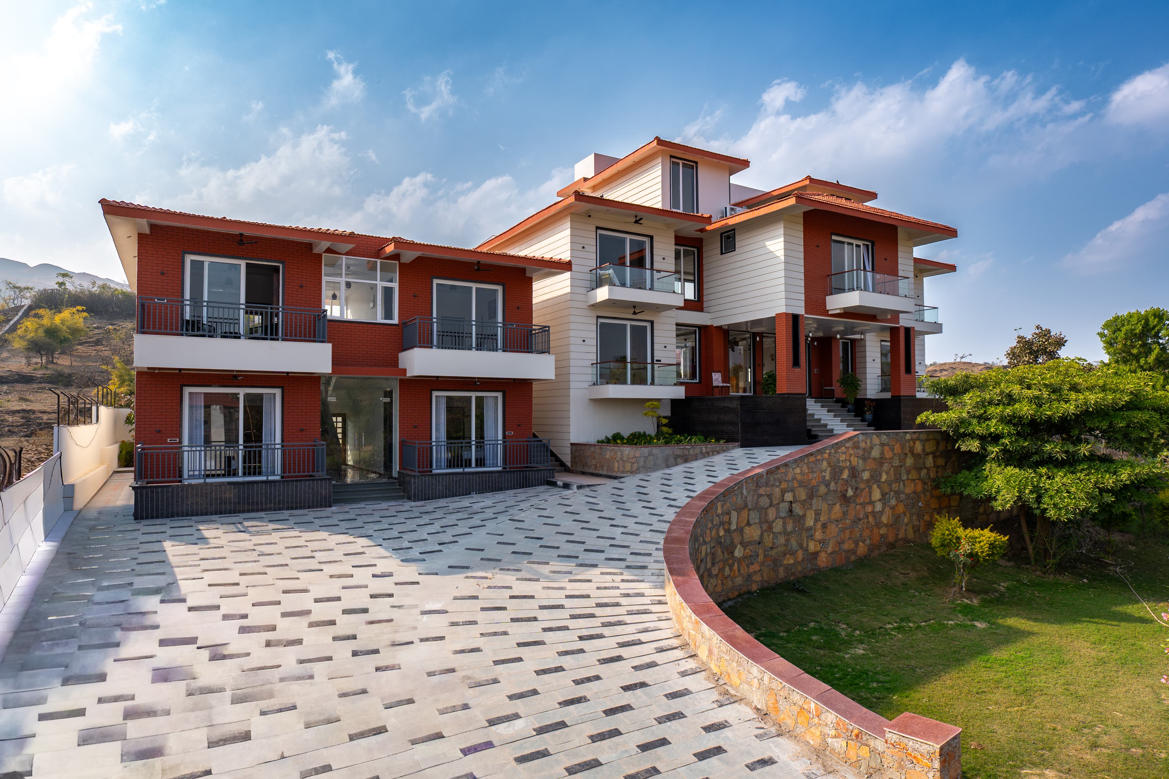 LTR611 | 6-BHK Retreat with Private Pool, Garden & Elevated Gazebo, featuring Stunning Hill & River Views
