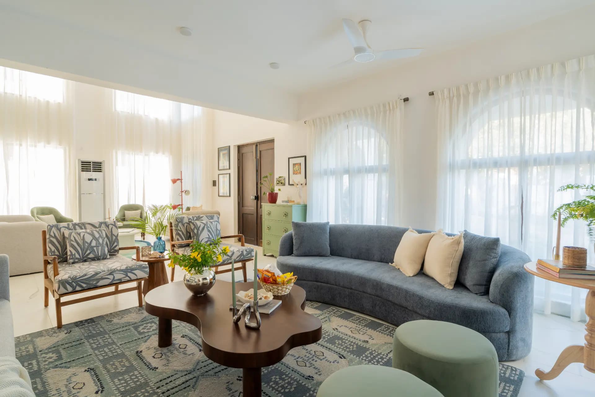 LT459 | Luxe Pet-friendly 4-BHK Villa With Pvt Pool, Bar, Lift & Scenic Hill Vistas