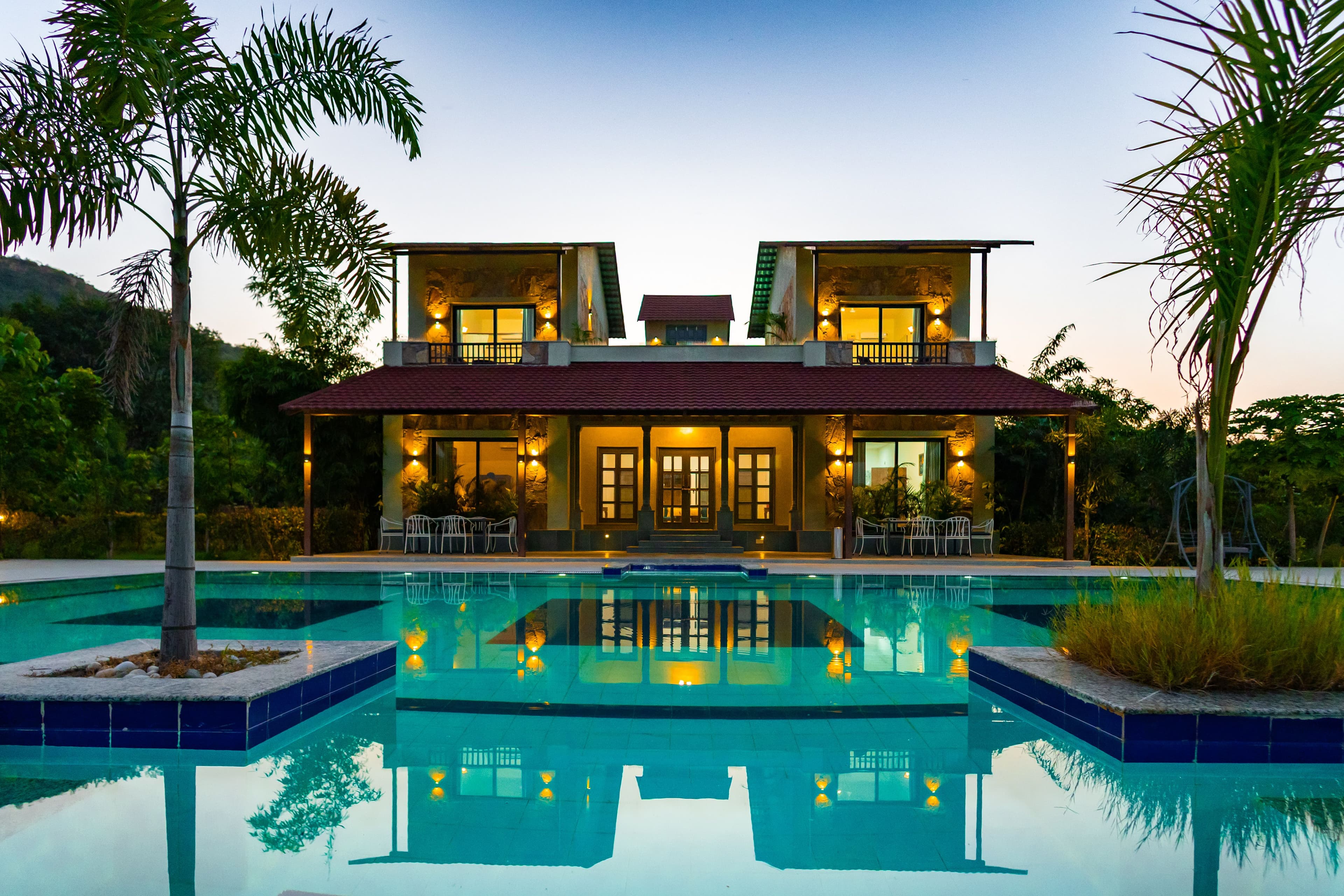 LTR416 | 4-BHK Retreat With Private Pool, Gardens, Lounge Cum Bar & Scenic Aravali Views