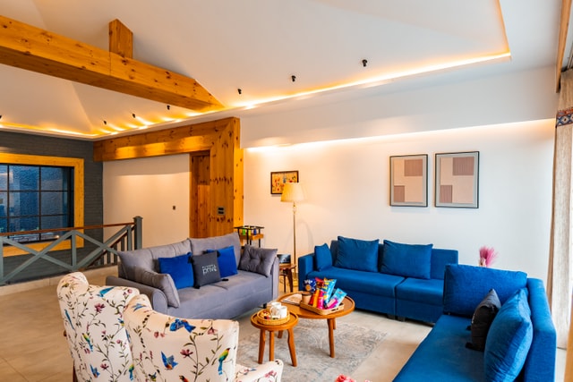 Living area: The Aurelia Lounge